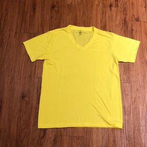 Neon yellow v-neck- Medium